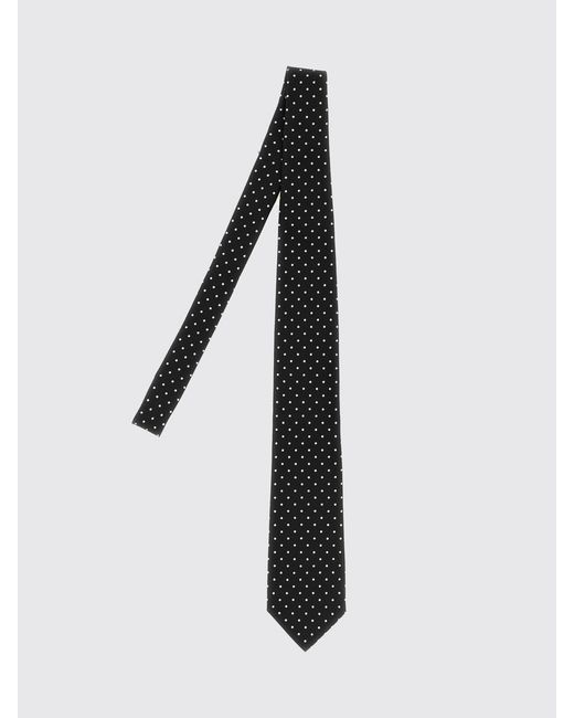 Tom Ford Krawatte Aus Gepunkteter Jacquard-Seide in Black für Herren