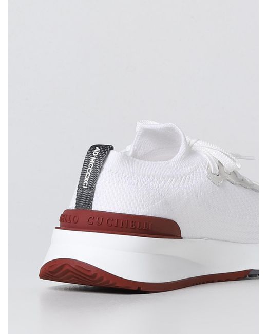 Brunello Cucinelli White Sneakers for men