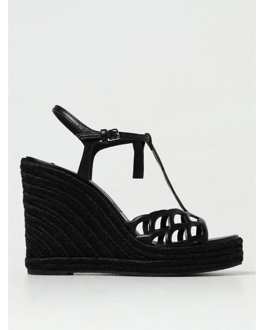 Sergio Rossi Black Wedge Shoes
