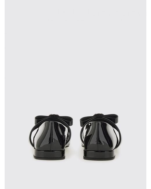 Versace White Flat Shoes