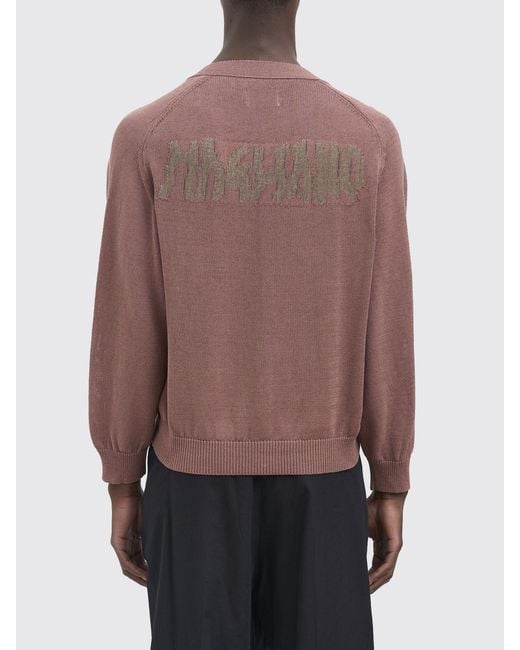 Magliano Pink Cotton Cardigan With Logo for men