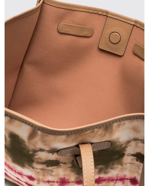 Gianni Chiarini Pink Marcella Tie-Dye Canvas Bag