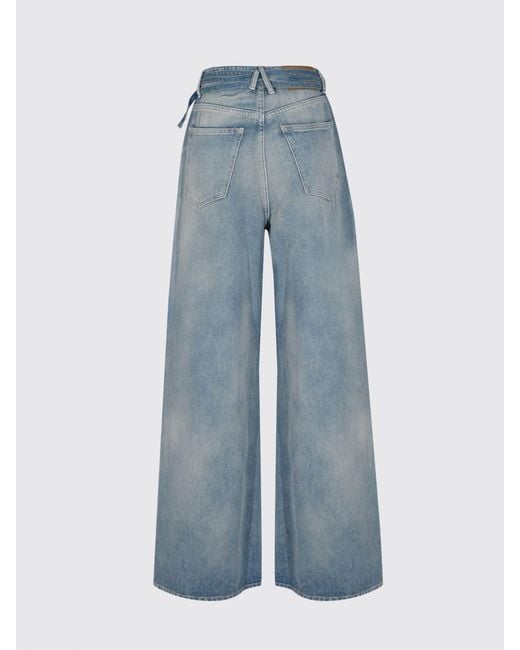 CYCLE Blue High-Waisted Flare Leg Jeans