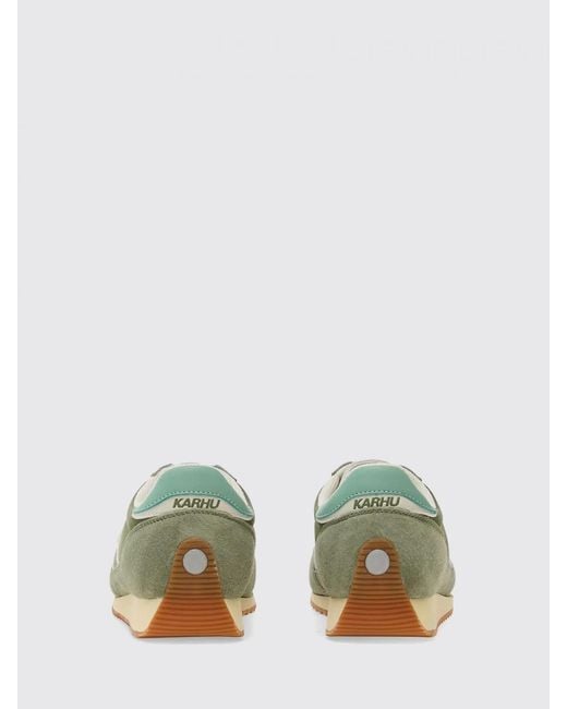 Karhu Green Mestari Canvas And Suede Sneakers for men