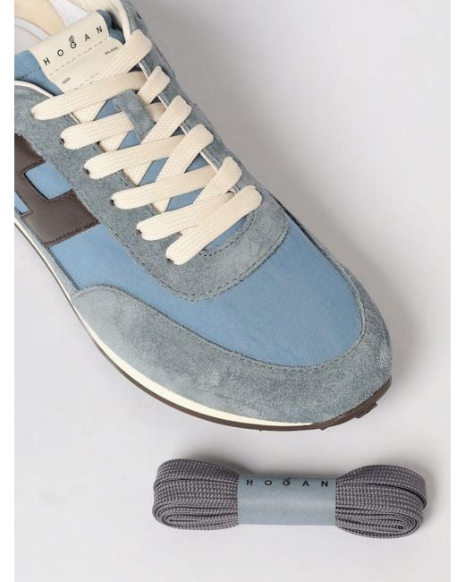Hogan Blue H699 Athletic Sneakers for men