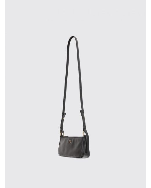 Pinko White Mini Half Moon Bag