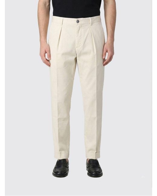 Incotex Natural Wool Blend Tailored Trousers for men