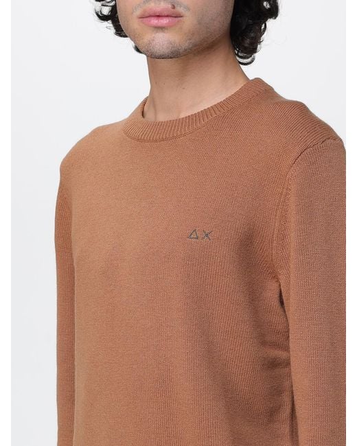 Sun 68 Brown Jumper for men