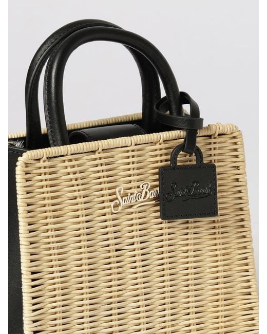 Mc2 Saint Barth Metallic Leather Handbag
