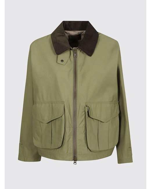 Filson Green Short Waxed Cotton Work Jacket