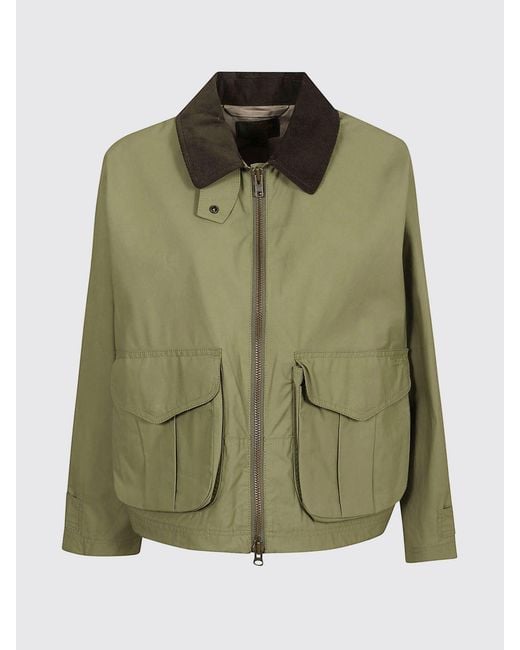 Filson Green Short Waxed Cotton Work Jacket