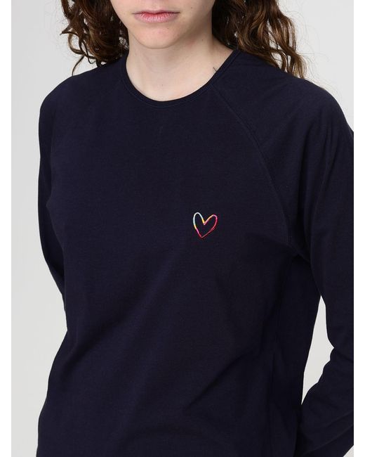 Paul Smith Blue Cotton Sweatshirt