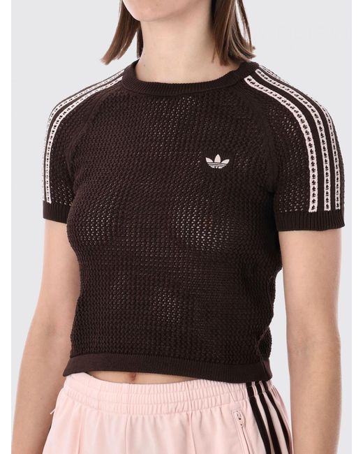 Adidas Originals Black Crop Sweater