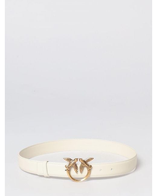 Pinko Natural Love Berry Leather Belt