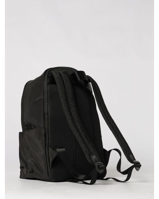 DIESEL Black Nylon D-Pack Backpack for men