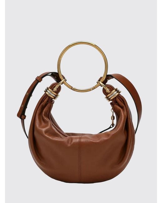 Chloé Brown ChloÉ Leather Bracelet Bag