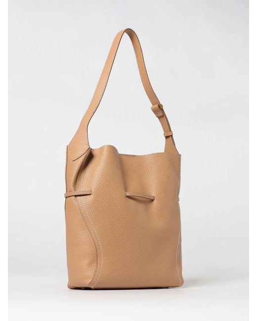 Gianni Chiarini Natural Sienna Hammered Leather Bag