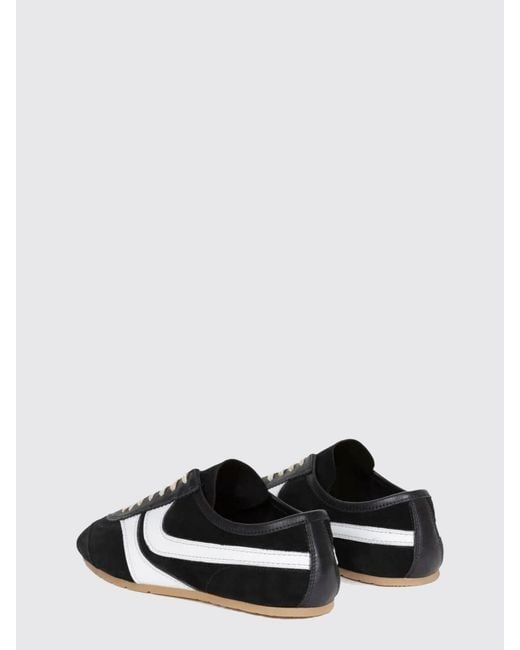 Dries Van Noten White Suede Sneakers for men