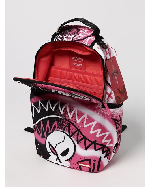 Sprayground Red Backpack for men