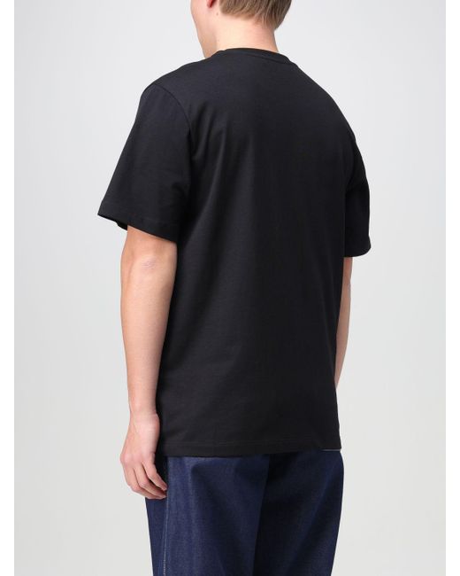 T-shirt di cotone di MSGM in Black da Uomo