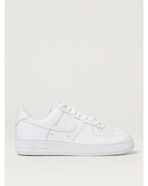 Nike White Air Force 1 Sneakers By
