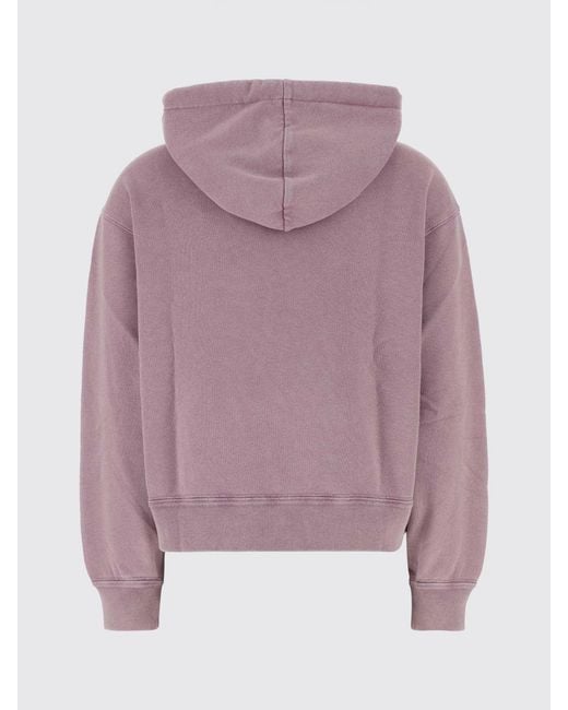 Isabel Marant Purple Logo Jersey Hoodie
