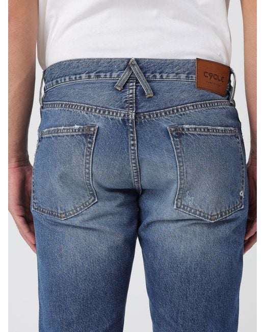 CYCLE Blue Trousers for men