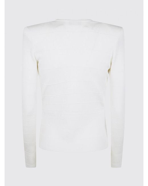 Elisabetta Franchi White Knit Top