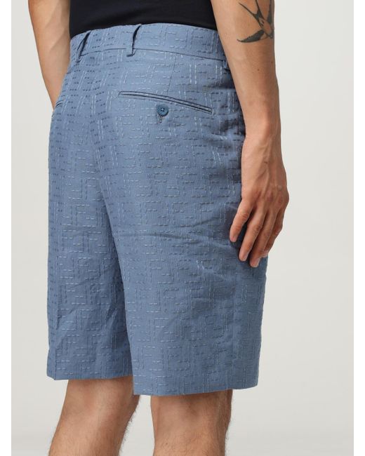 Fendi Short in Blue for Men | Lyst