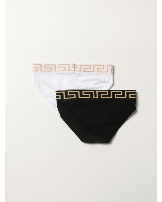 Ropa interior Versace de hombre de color Negro - Lyst