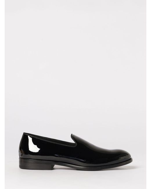 Doucal's White Patent Leather Loafers for men