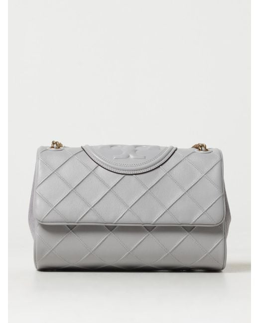 Tory Burch Gray Shoulder Bag