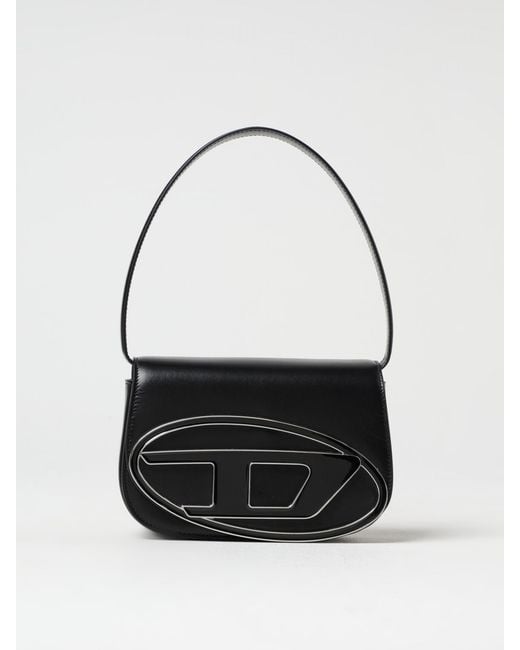 DIESEL Black 1Dr Nappa Leather Bag