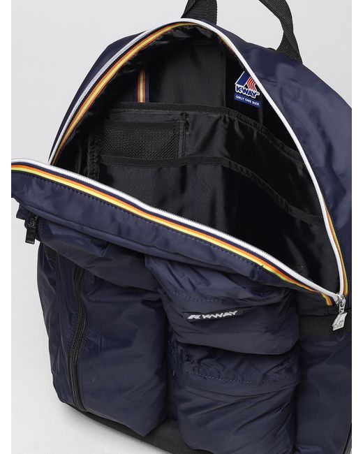 K-Way Blue Backpack for men