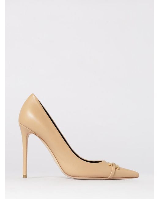 Elisabetta Franchi Natural Leather Pumps