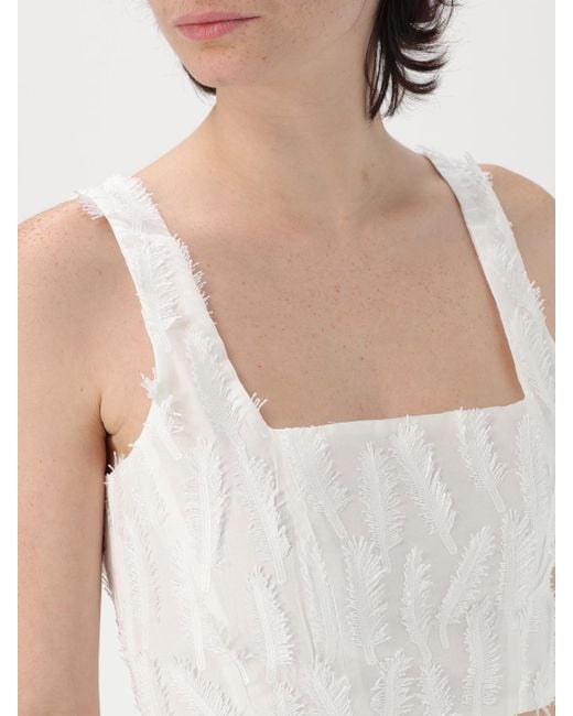 Top Mujer FEDERICA TOSI de color White