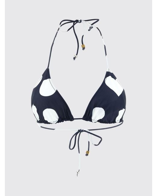 Jacquemus White Triangle Bikini Top
