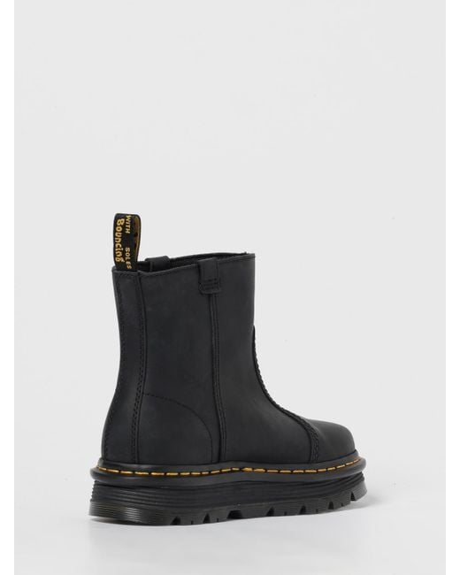 Dr. Martens Black Flat Ankle Boots