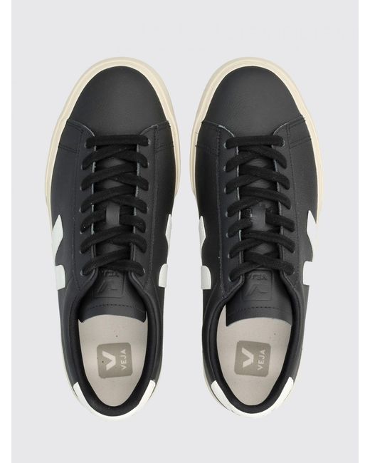 Veja White Campo O.T. Leather Sneakers for men