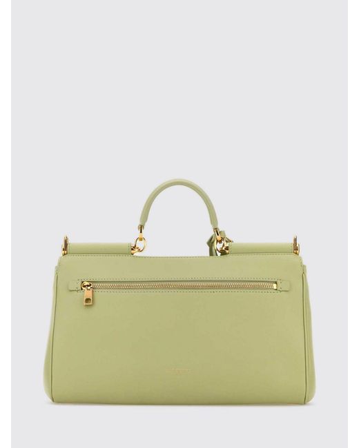 Dolce & Gabbana Green Dolce &Amp Gabbana My Sicily Plongé Leather Bag