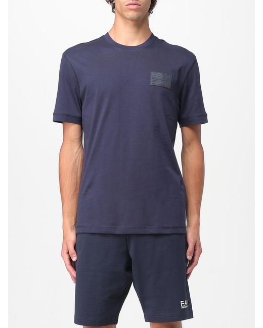 EA7 Blue T-Shirt for men