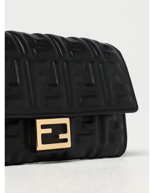 Fendi Black Baguette Wallet