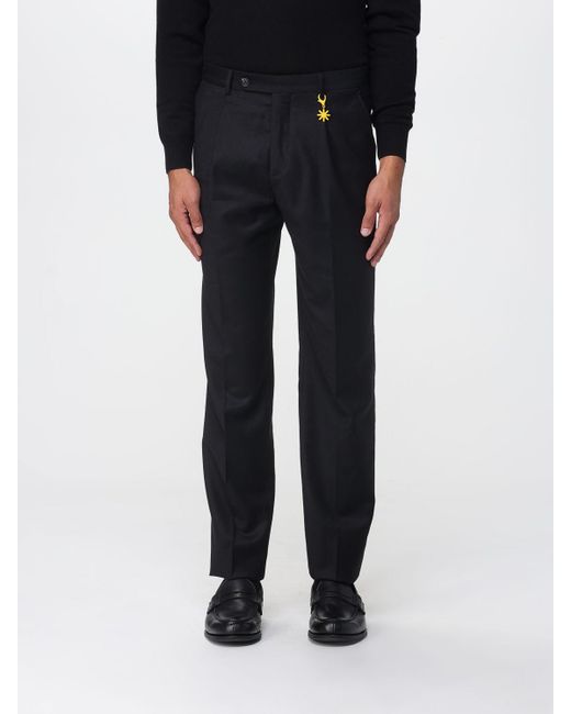 Manuel Ritz Black Trousers for men
