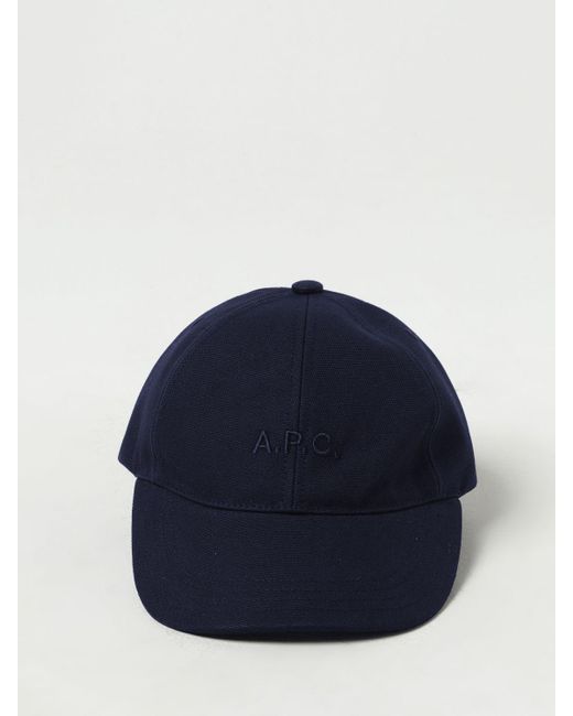 A.P.C. Blue Hat for men