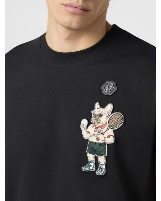 Philipp Plein Black T-Shirt for men