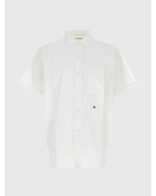 Nanamica White Cotton Blend Shirt for men
