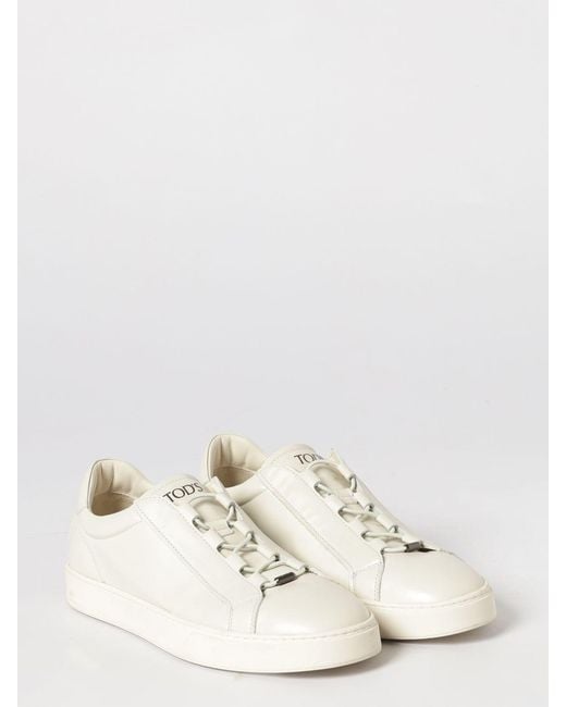 Tod's Natural Leather Sneakers for men