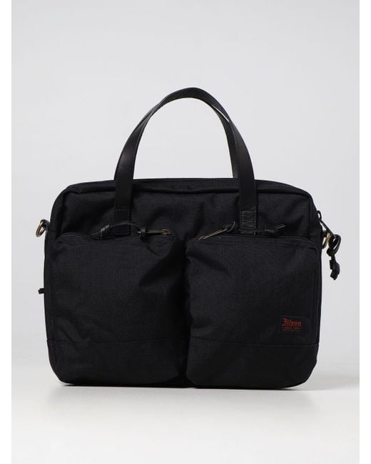 Filson Black Shoulder Bag for men