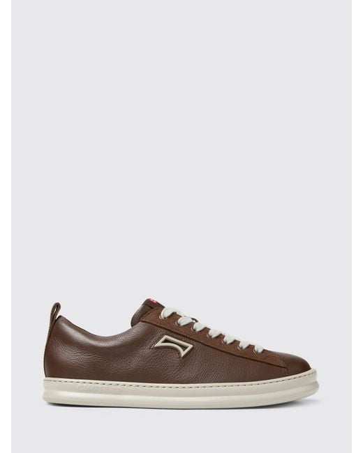 Camper Brown Runner Leather Sneakers for men