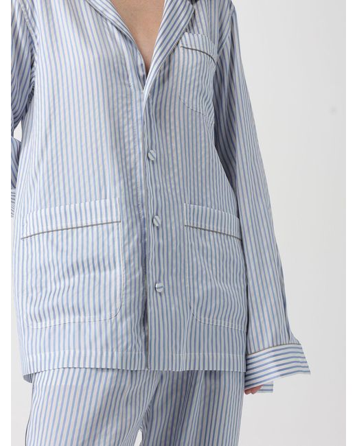 Tom Ford Blue Striped Silk Shirt